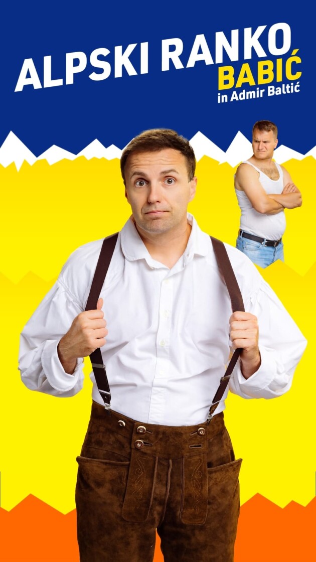 Plakat za predstavo Alpski Ranko - Ranko Babić