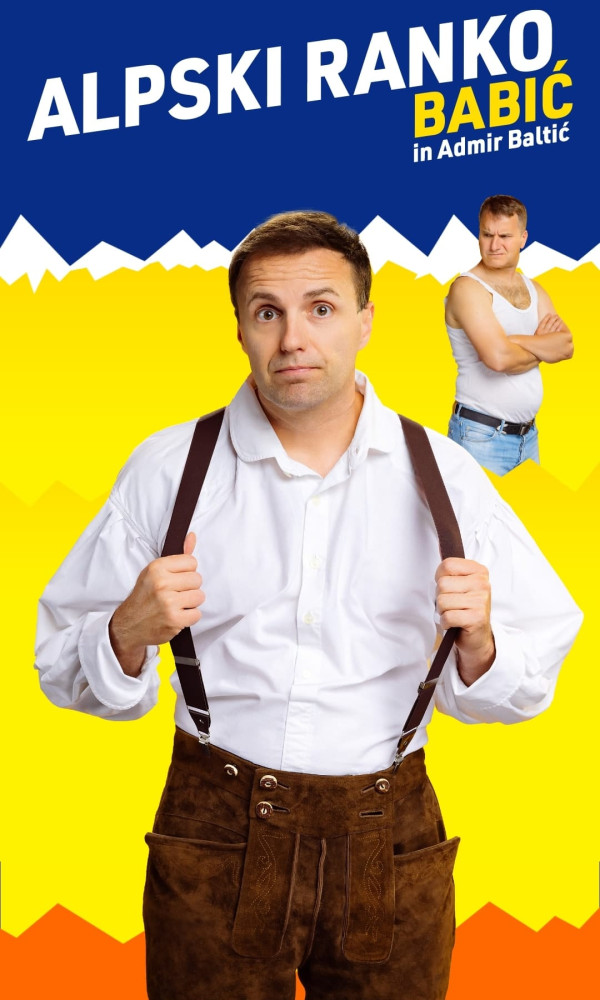 Plakat za predstavo Alpski Ranko - Ranko Babić