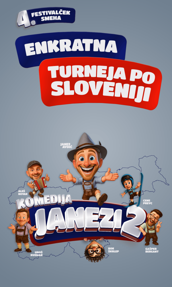 Četrti tradicionalni FestiValček SMEHA na največji SLOVENSKI TURNEJI.